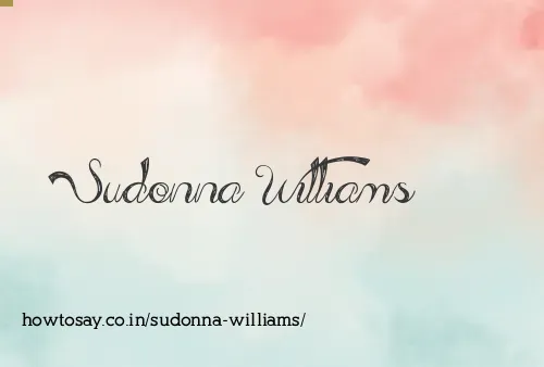 Sudonna Williams