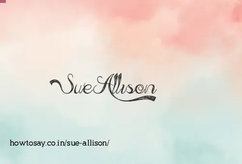 Sue Allison