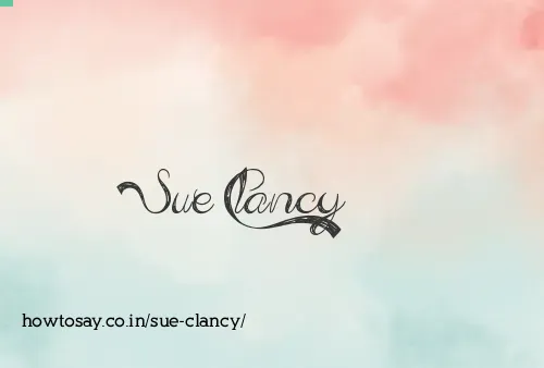 Sue Clancy