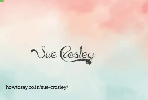 Sue Crosley