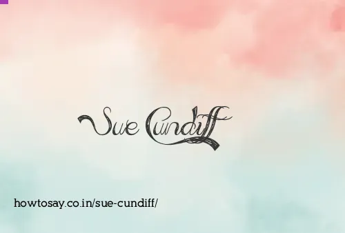 Sue Cundiff