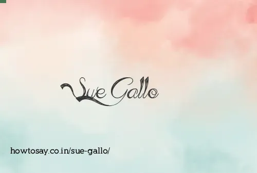 Sue Gallo