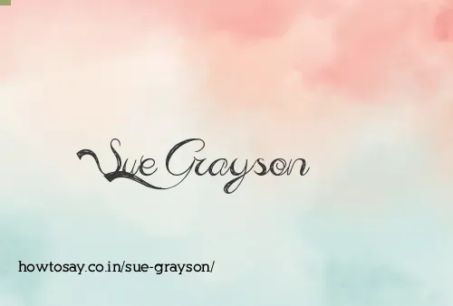 Sue Grayson