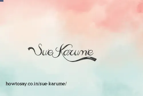 Sue Karume