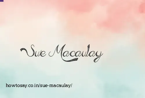 Sue Macaulay