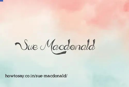 Sue Macdonald