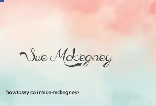 Sue Mckegney