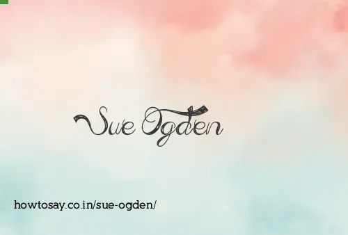 Sue Ogden