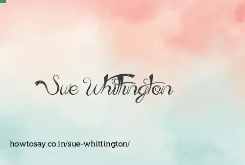 Sue Whittington