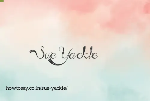 Sue Yackle