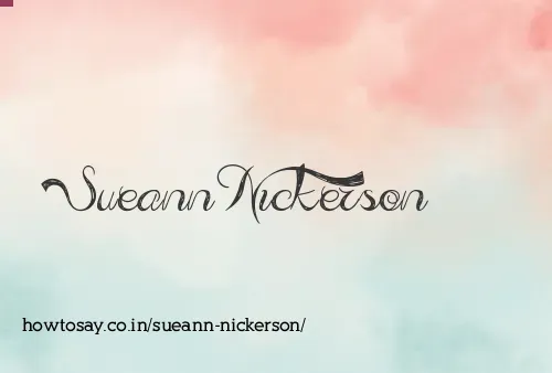 Sueann Nickerson