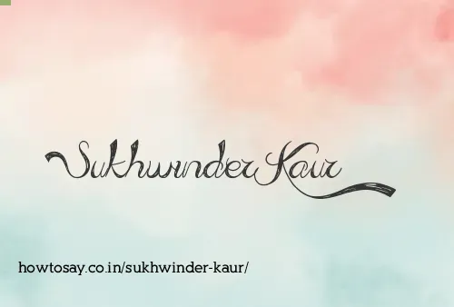 Sukhwinder Kaur