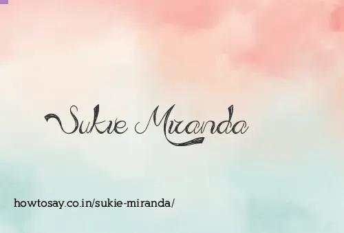 Sukie Miranda