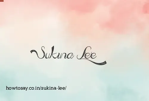 Sukina Lee