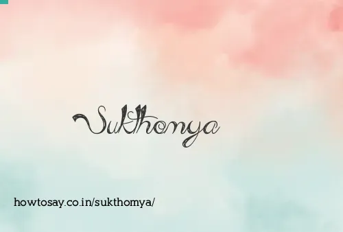 Sukthomya