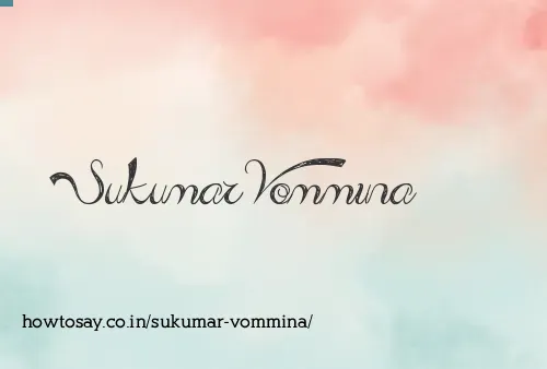 Sukumar Vommina