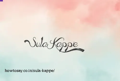 Sula Kappe