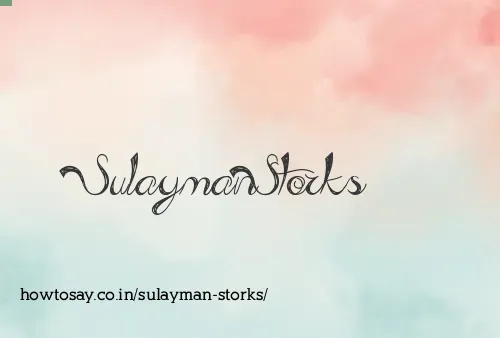 Sulayman Storks