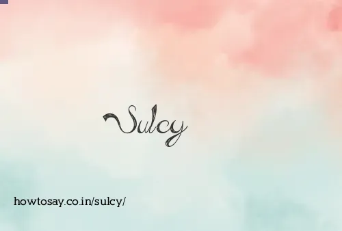 Sulcy