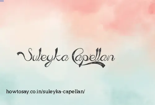 Suleyka Capellan
