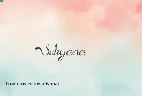 Suliyana