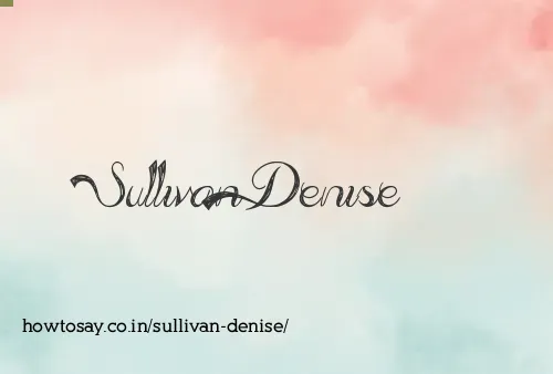 Sullivan Denise