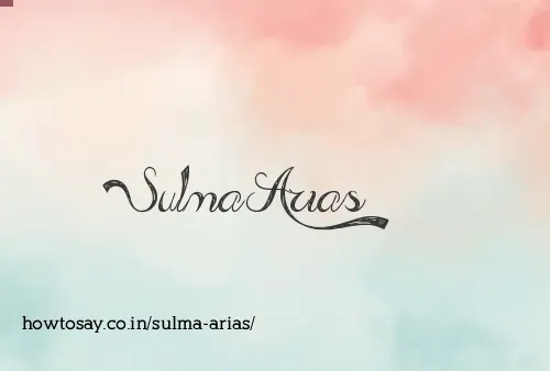 Sulma Arias