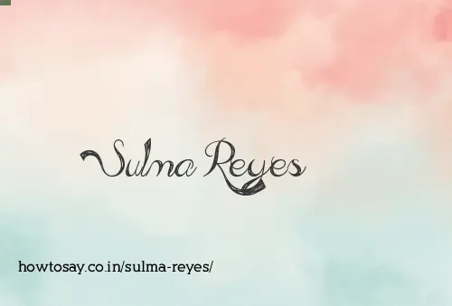 Sulma Reyes