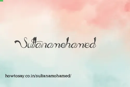 Sultanamohamed