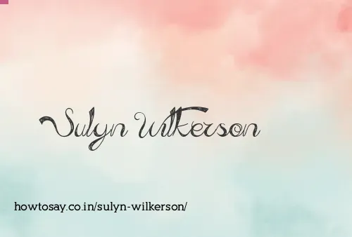 Sulyn Wilkerson