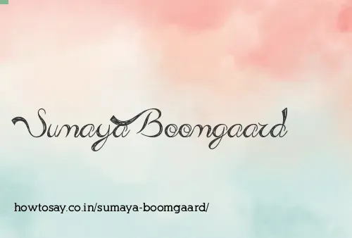 Sumaya Boomgaard