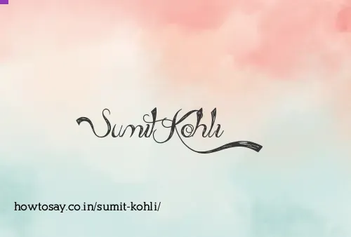 Sumit Kohli