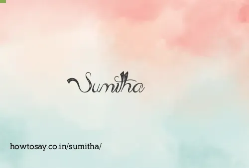 Sumitha