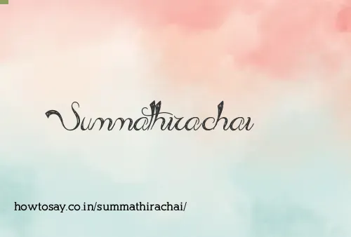 Summathirachai