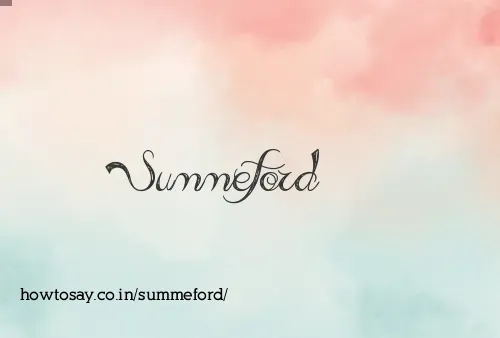 Summeford