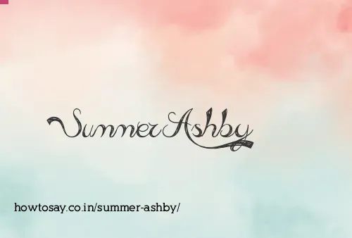 Summer Ashby