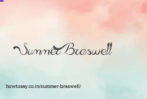 Summer Braswell