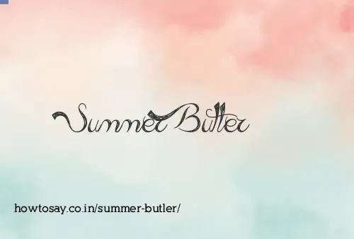 Summer Butler