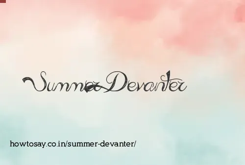 Summer Devanter