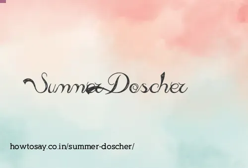 Summer Doscher