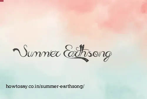 Summer Earthsong