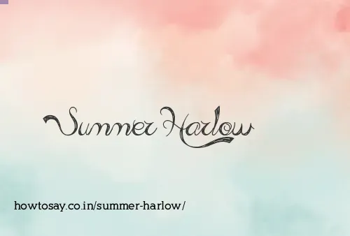 Summer Harlow
