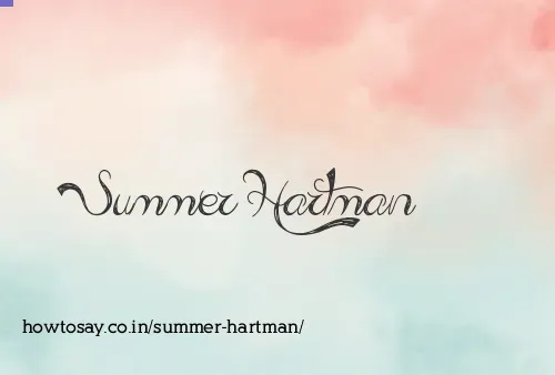 Summer Hartman