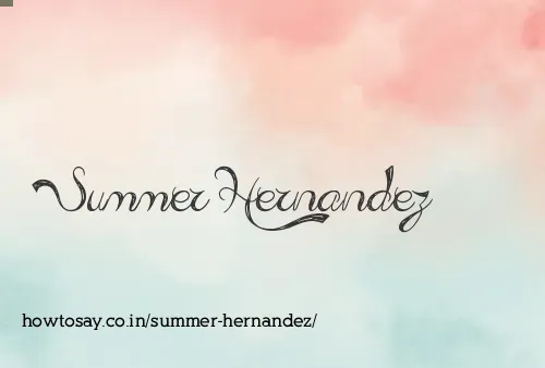 Summer Hernandez