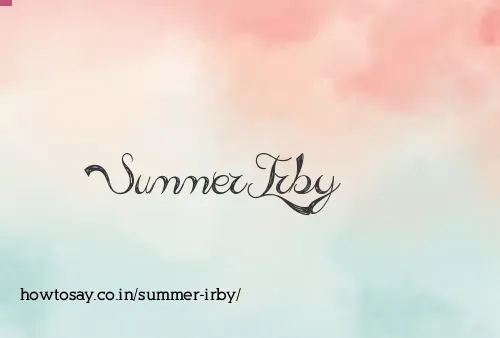 Summer Irby