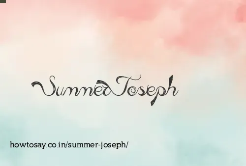 Summer Joseph
