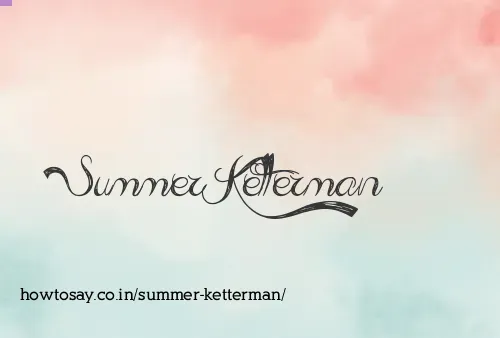Summer Ketterman