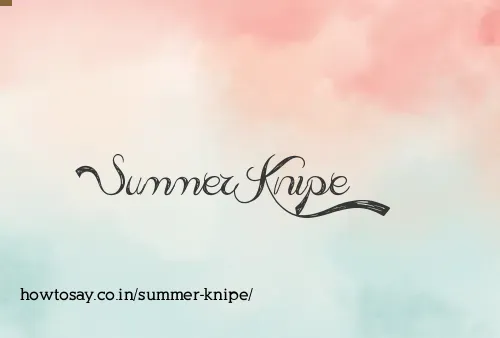 Summer Knipe
