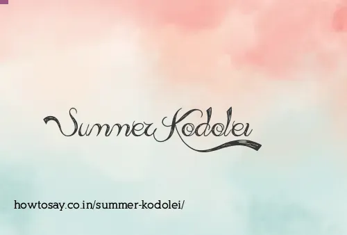 Summer Kodolei