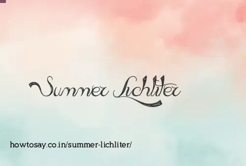 Summer Lichliter